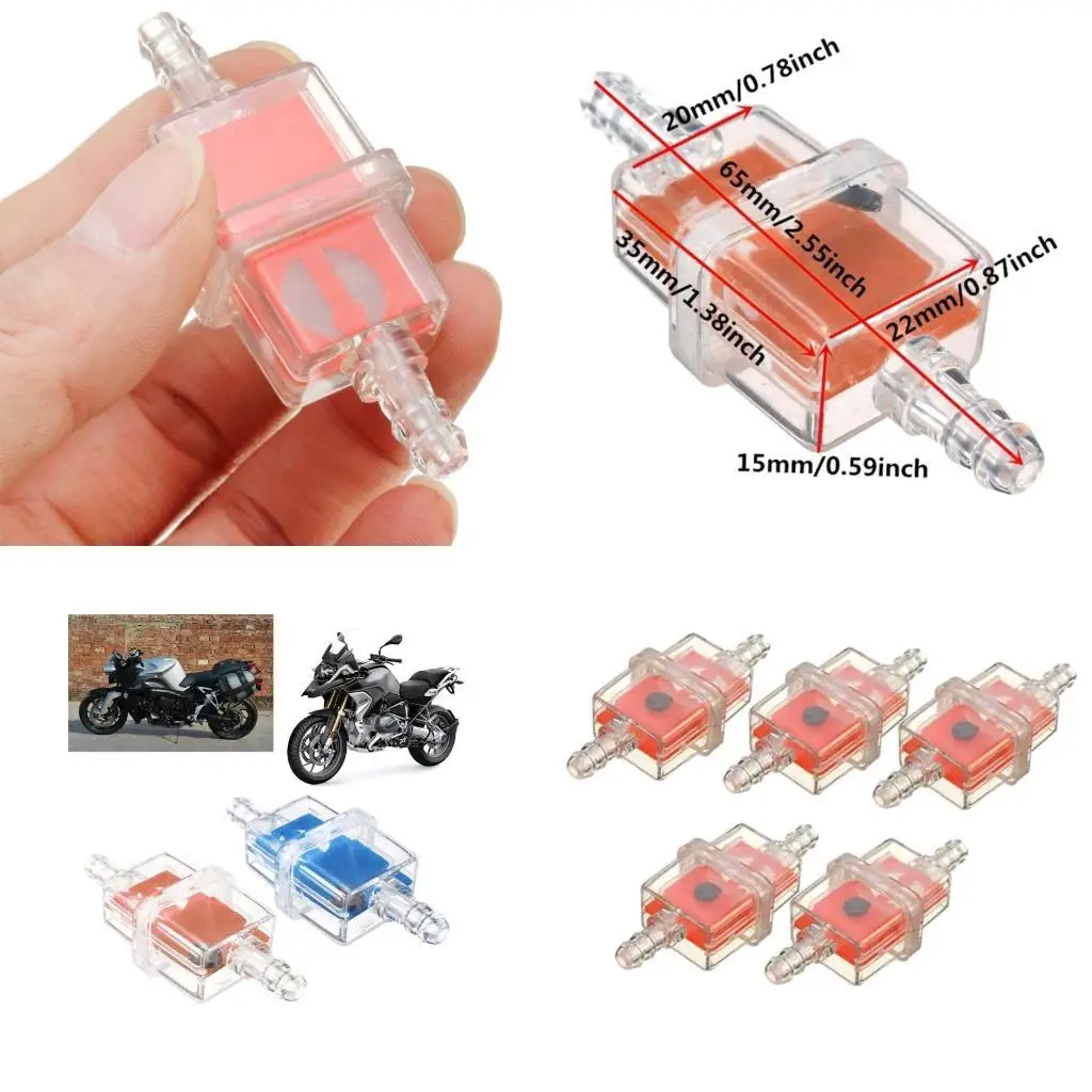 

02DE Fit for Moped Scooter Trials MX Motorcycle Gas Oil Filter Vacuum Filtration