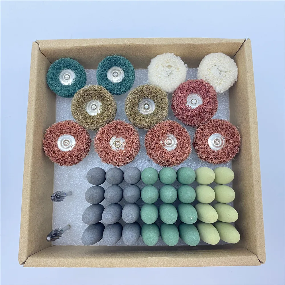 Popular HP Bur Kit for Grinding and Polishing Acrylic Resin Dental Laboratory Consumables