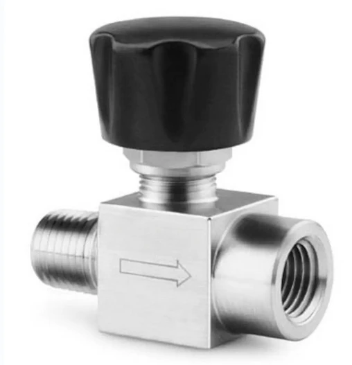 SS-20KM4-F4 Stainless Steel Integral Valve Cap Needle Valve 1/4 in. Internal and External Thread NPT Valve