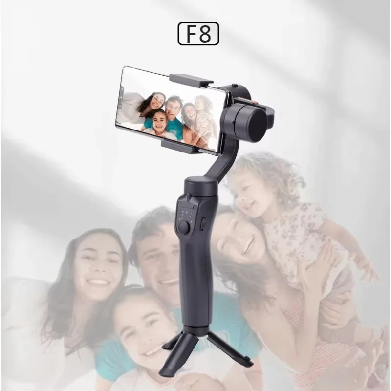 F8 Anti Shake Video Record Smartphone Intelligent Tracking Action Holders  Gimbal Professional Handheld Stabilizer