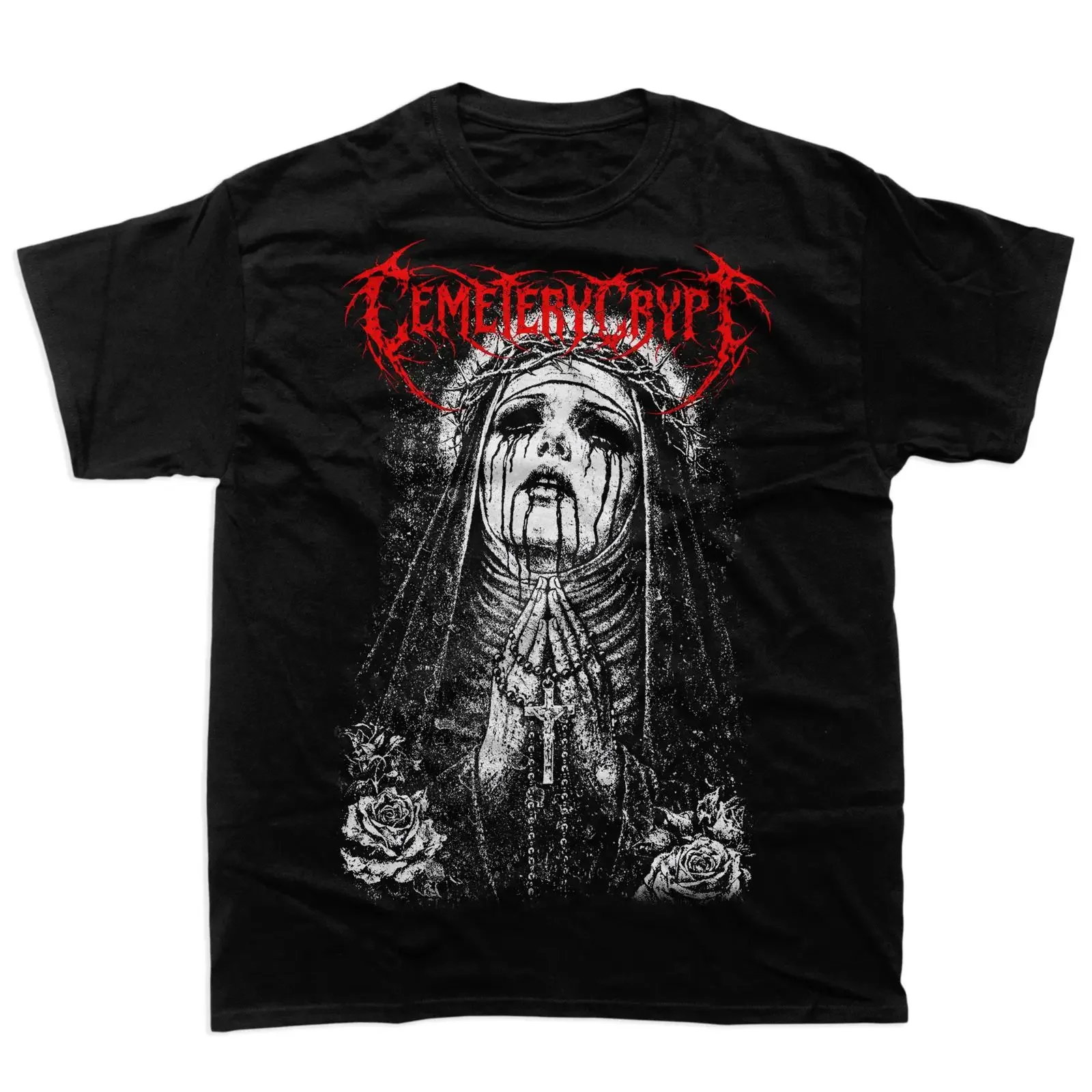 Camiseta Unholy Devotion vintage, lavada, elegante, transpirable, con gráfico, informal, unisex, ropa de diseñador suave, ligeramente desgastada