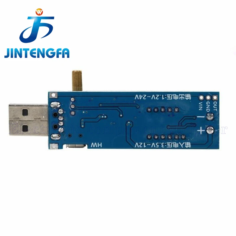 Module régulateur de puissance boost USB DC-DC 5V à 3.3V 9V 12V 24V, module d'alimentation de bureau JINNTEVA
