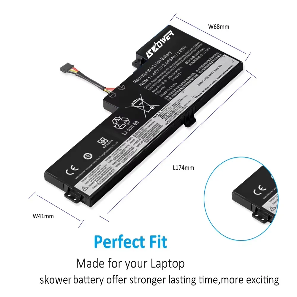 SKOWER 01AV420 بطارية داخلية لينوفو ثينك باد T470 T480 A475 A485 TP25 01AV419 01AV421 01AV489 SB10K97576 SB10K97578