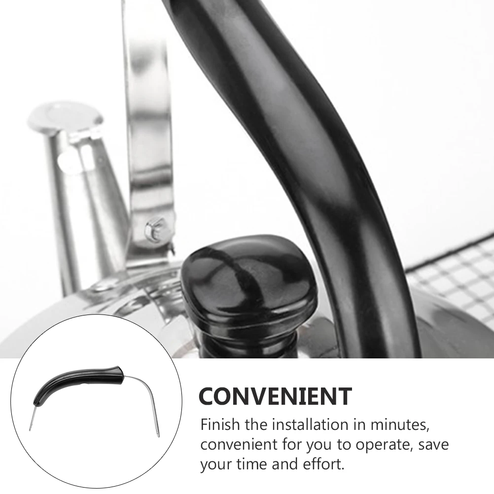 

Stainless Steel Resin Kettle H Teapot Knob Anti Scalding Heat Resistant Cooking Utensil Accessory Easy Install Universal Fit