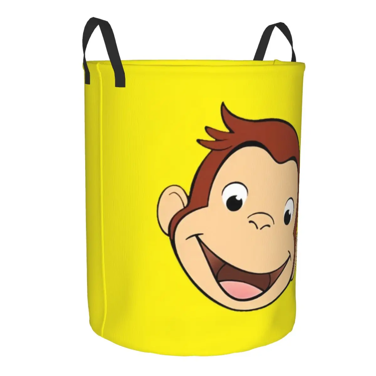 Cartoon Curious Georges Funny TV Monkey Anime Laundry Hamper Large Storage Basket Kids Nursery Toy Organizer view 2