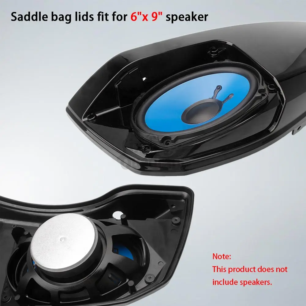 Motorcycle Saddlebag Lids With Sealing Strip and Rubber Gasket With Waterproof Lid Covers For Harley Davidson 2023-Later FLHXSE
