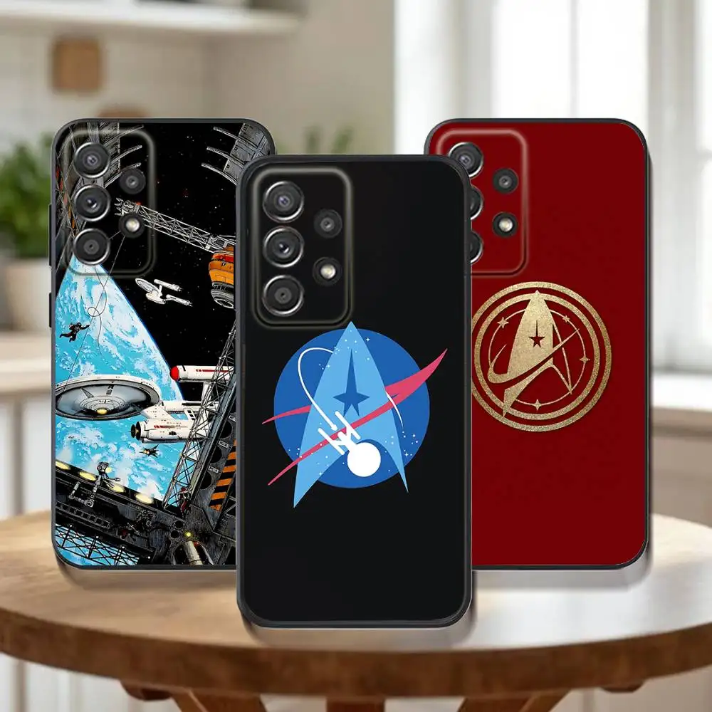 

Cool S-Star T-Trek S-Ships Phone Case For Samsung Galaxy A73,31,32,72,41,53,52,71,22,5G,Note,J7,8,9 Soft Black Cover
