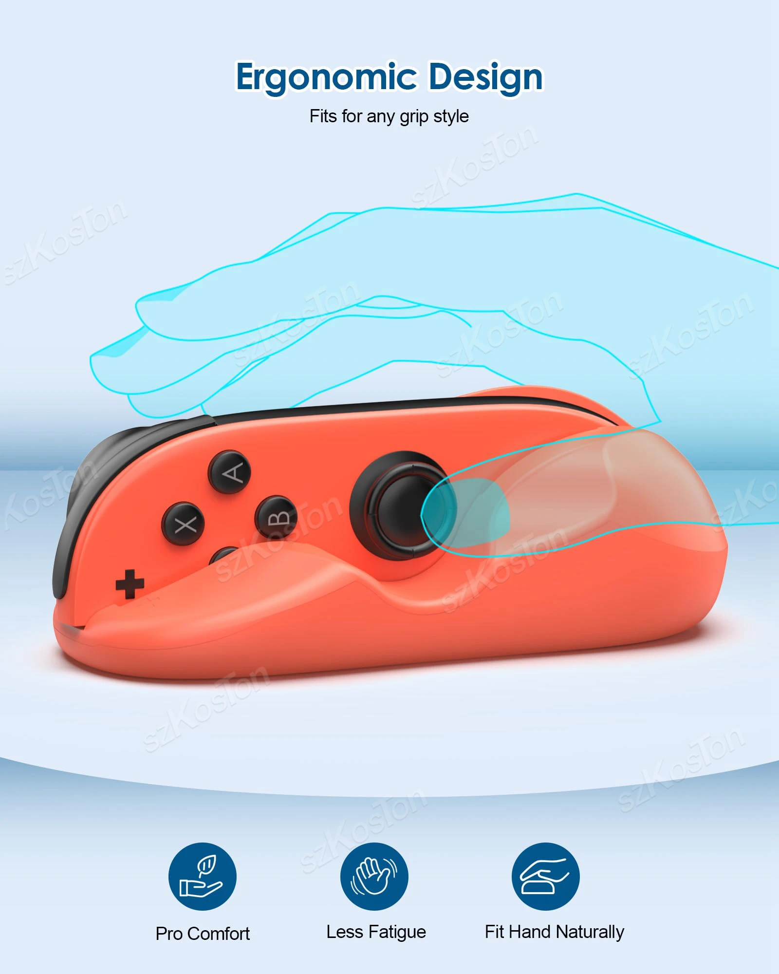 Empuñadura de ratón para Nintendo Switch 2, soporte de modo de ratón de escritorio, precisión de juego mejorada para accesorios de juego Switch2