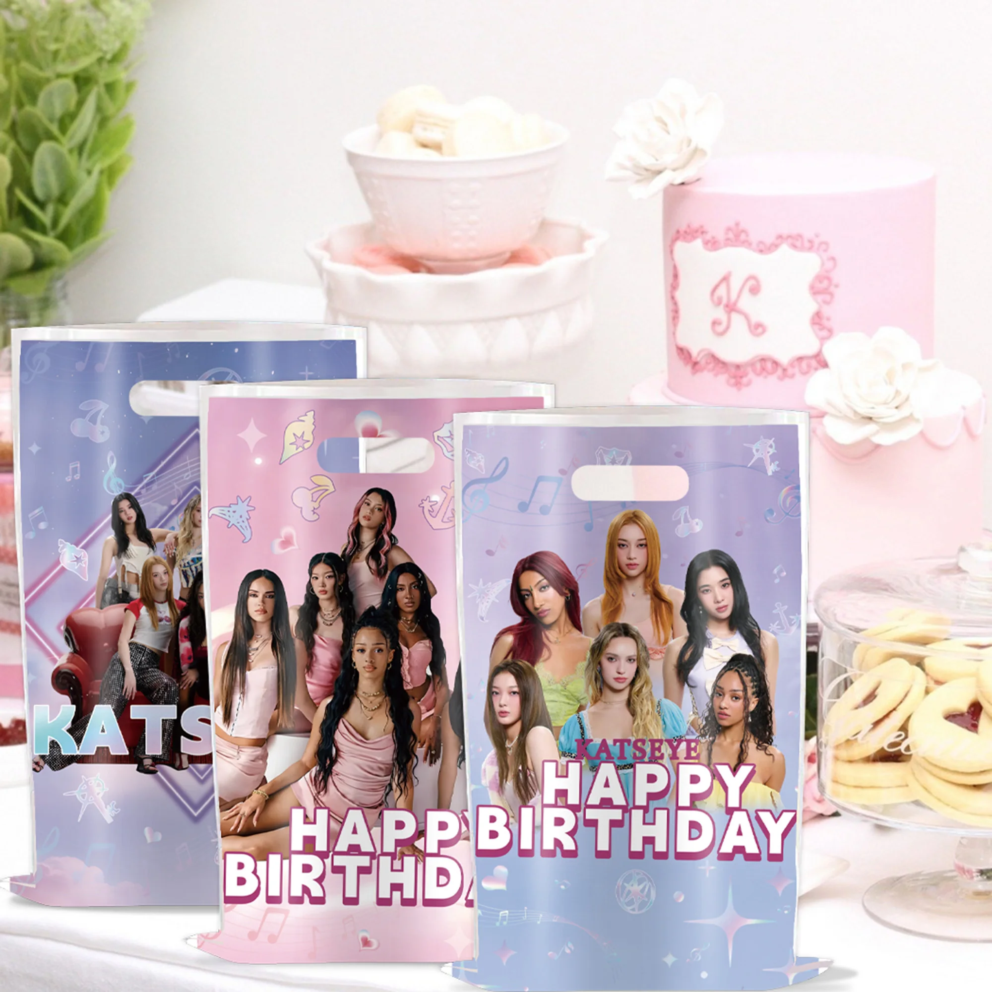 Idol K&Katseye Geburtstagsparty-Zubehör Geschenktüten für Freundinnen Partygeschenke Event-Füller Kpop-Fans Partydekoration Babyparty – Detail 1