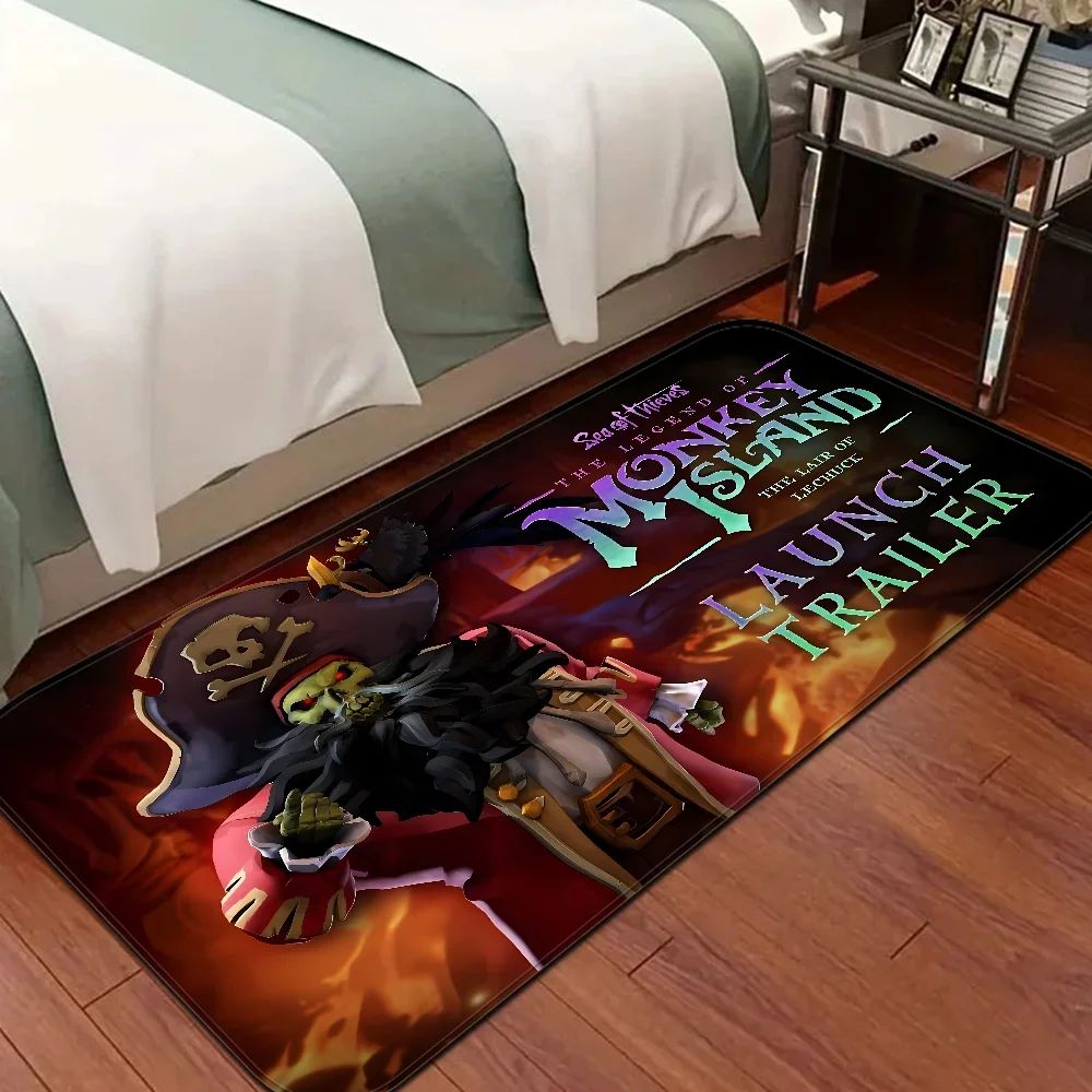 Game The Secret Monkey Island Metal Entrance Nordic Style Bedroom Living Room Doormat Home Balcony Anti-Slip Modern Home Decor