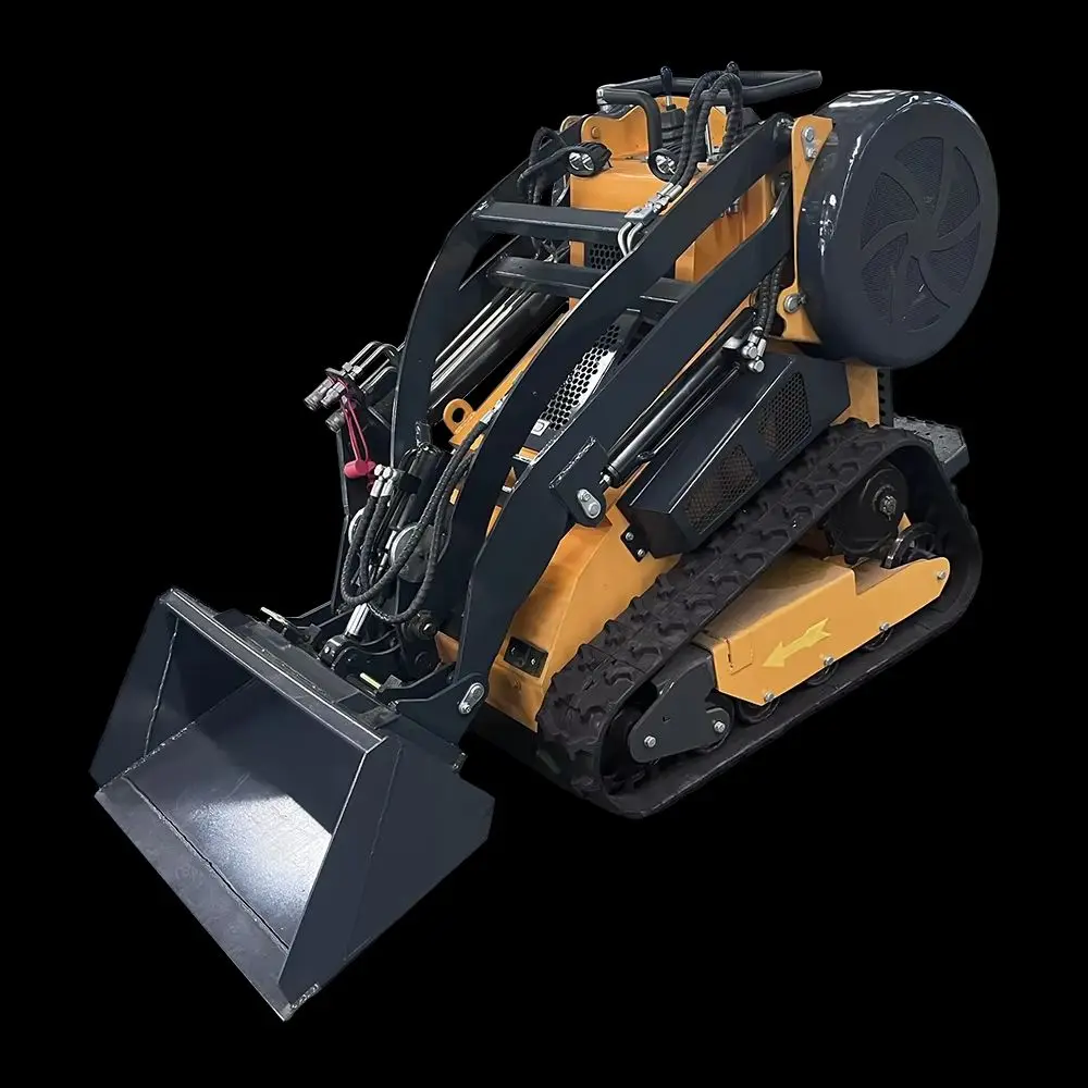 

Free Shipping 25HP Euro5/CE Mini Skid Steer Loader Manufacturer Kubota Engine Skidsteer Tracked Crawler Skid Steer Loader