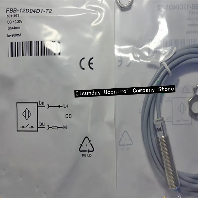 

2PCS New proximity switch FBB-12D04D1-T2 FBB-12D02A1-A3 FBB-12D04D2-T2 FBB-12D02A2-A3