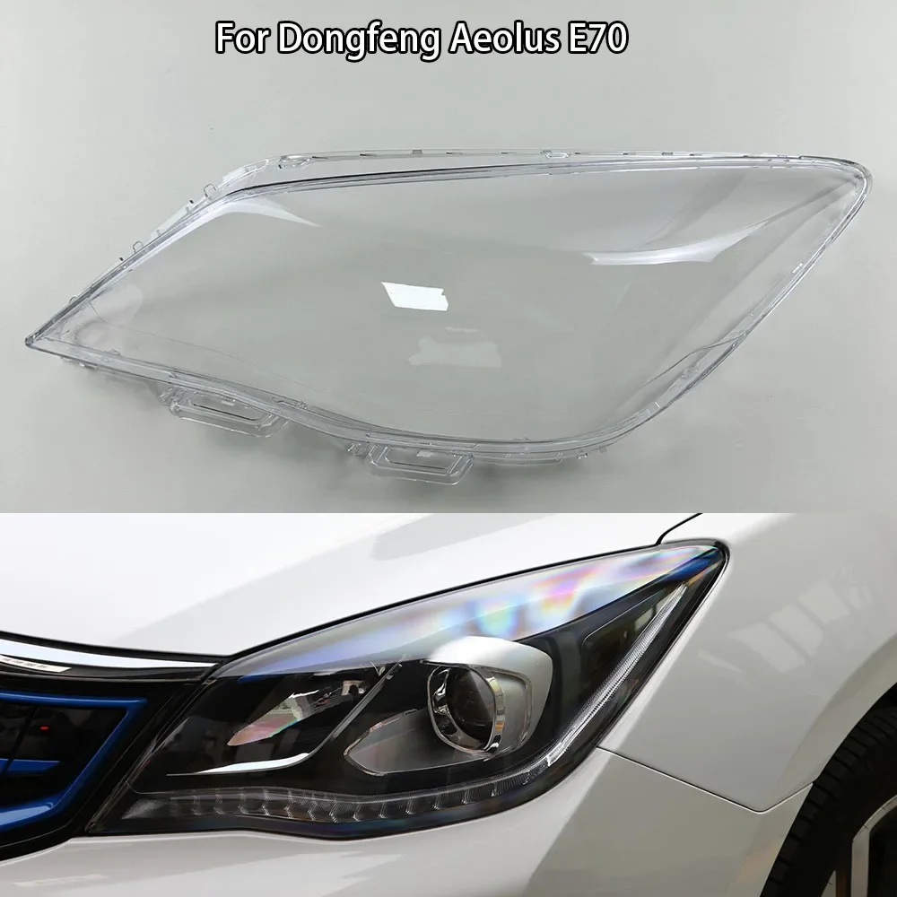 

For Dongfeng Aeolus E70 Headlamp Cover Transparent Mask Lamp Shade Headlight Shell Lens Replace The Original Lampshade