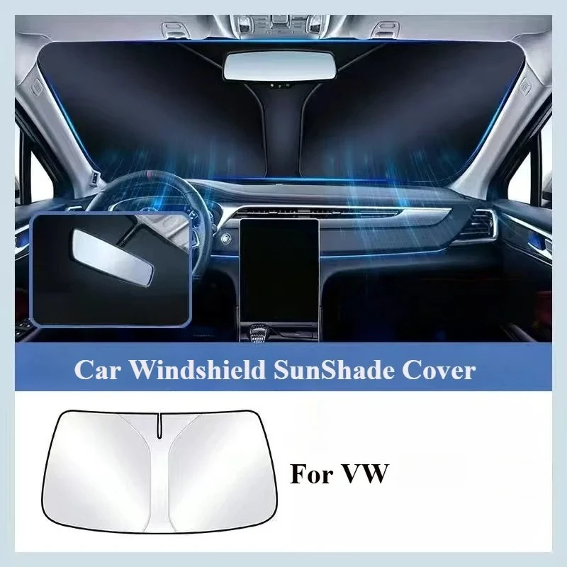 

Car Windshield Sunshade Cover Fit For Polo Tiguan Passat B5 B6 B7 Golf 4 5 6 MK6 Jetta Lavida Octavia (Non-OEM)