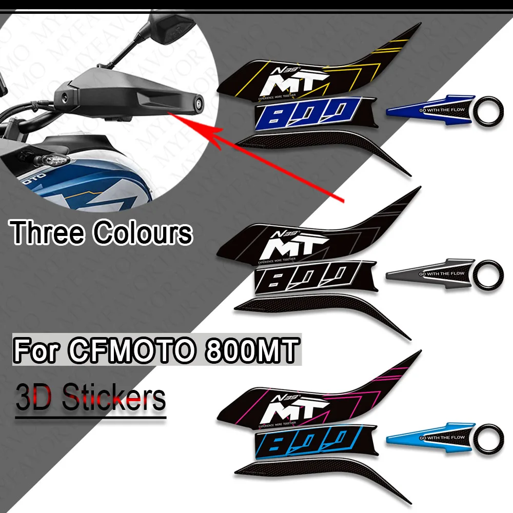 

For CFMoto 800MT 800 MT Sport Explore Touring Adventure Protector Tank Pad Grips Kit Knee Fairing Fender Stickers Decals