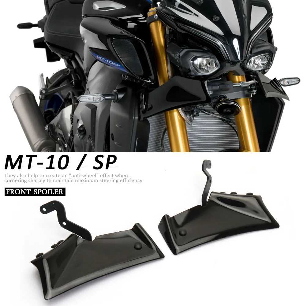 

For Yamaha MT-10 MT10 mt10 MT 10 SP New Motorcycle Front Wheel Fender Beak Nose Downforce Cowl Spoiler Cover 2022 2023 2024