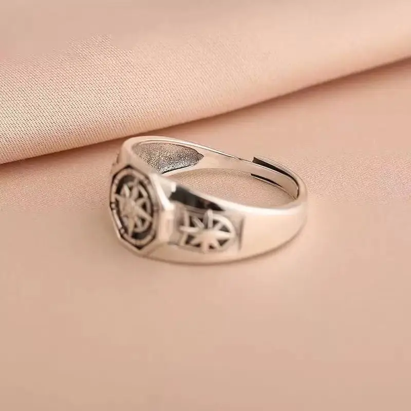 Neuer 925 Sterling Silber Ring Hip-Hop Vintage für Damen Hochzeitsschmuck Verlobungs-Charm Mode Hochwertige Party-Geschenke Ring – Detail 3