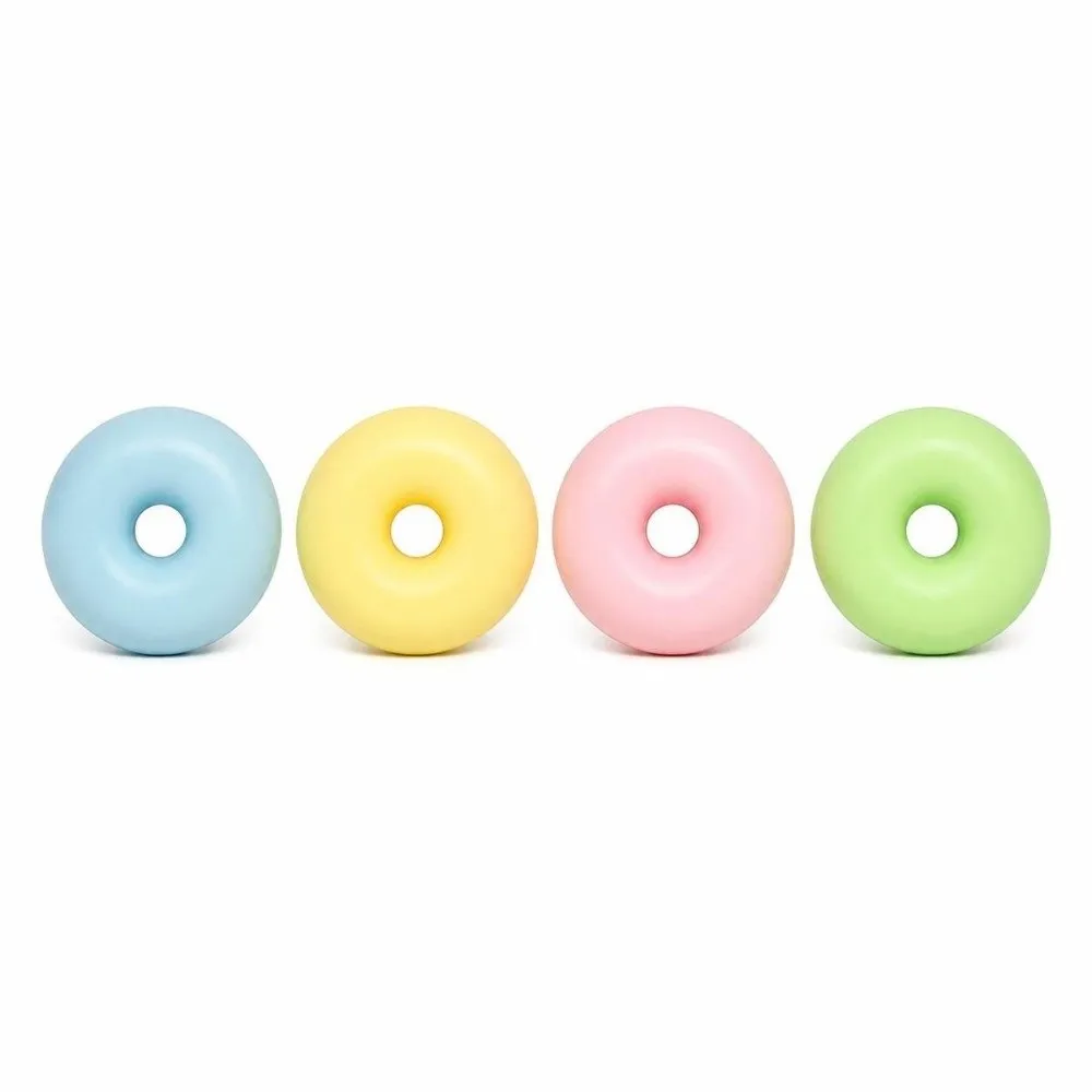 Chocolate Wax Cracking Squeeze Crackable Texture Doughnut Shape Crunchy Sound Ball Handmade Craft Crispy Feel