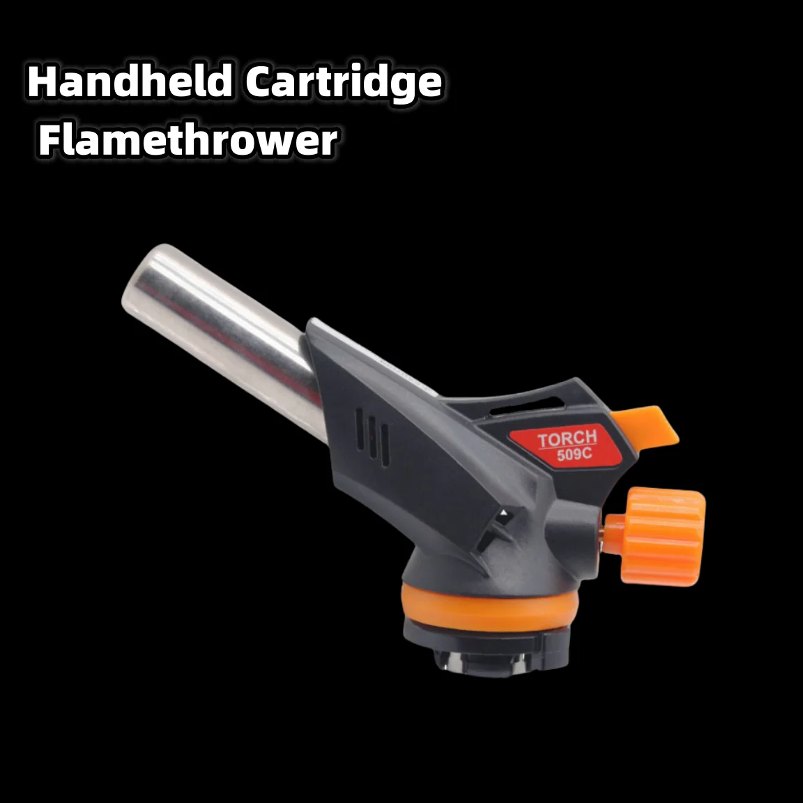 

Portable Gas Torch Flamethrower Gas Torch Burner Nozzle Welding Gas Burner Camping Butane Burner Flame Gun BBQ Brazing Tools