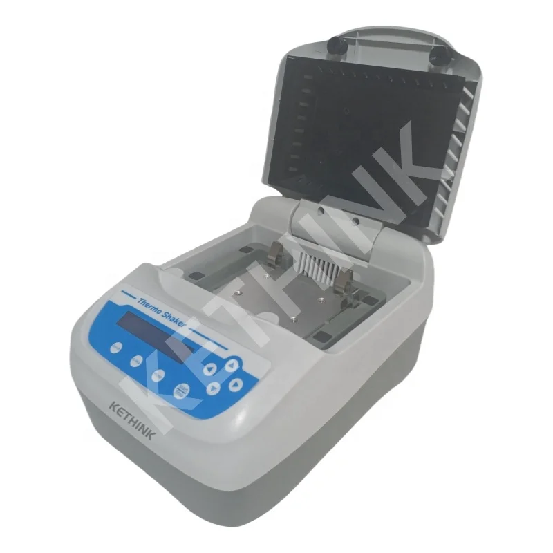 

KETHINK Thermo Shaker Incubator with Heating Lid for PCR Plate, Deep Well Plate or PCR Strip