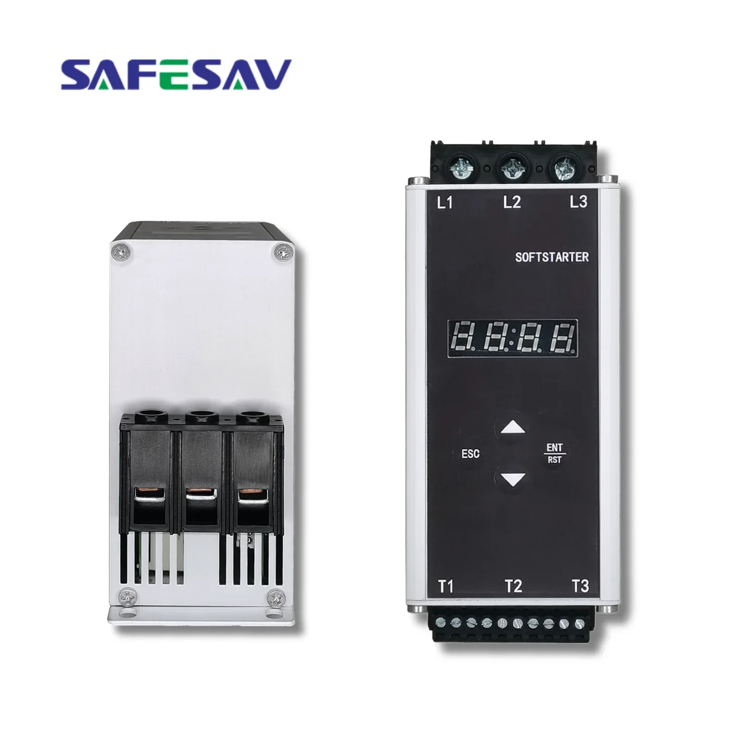 SAFESAVE 3 Phase 380V 18.5kW 37A Digital Soft Starter with Built-in Bypass for Conveyor Belt and Industrial Fans
