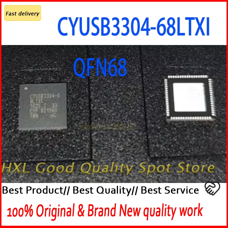 

2 ~ 10 шт. CYUSB3304-68LTXI IC USB 3,0 концентратор 4-портовый 68QFN