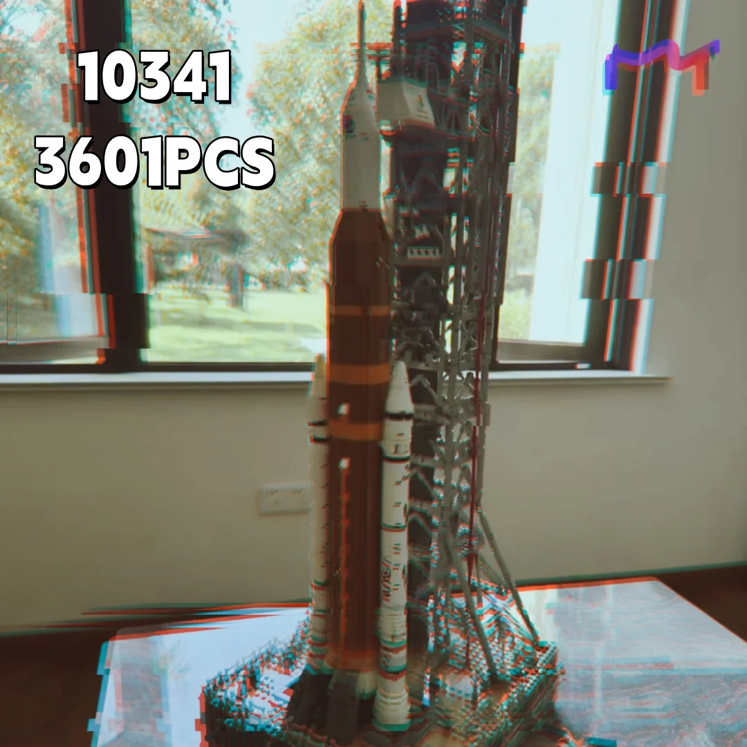 2026New 3601PCS  Aerospace Rocket & Launch Tower Building Blocks, Brick Model, DIY Assembly Kit for Adult Display Ornament