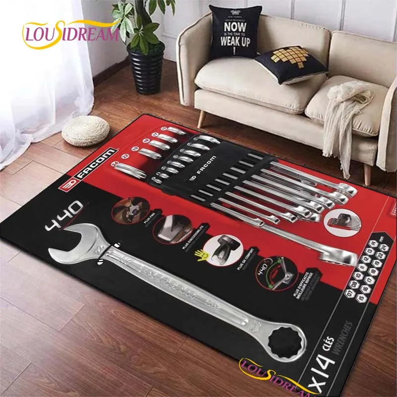 Professional Tool Brand F-FA-CM Non-Slip Rug for Living Room,Bedroom,Playroom,Kitchen Door Prayer Floor Mat Home Decor Rug Gift