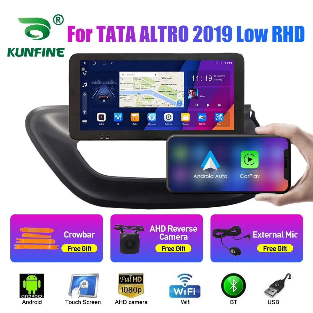 

10.33 Inch Car Radio For TATA ALTRO 2019 RHD Low 2Din Android Octa Core Car Stereo DVD GPS Navigation Player QLED Screen Carplay