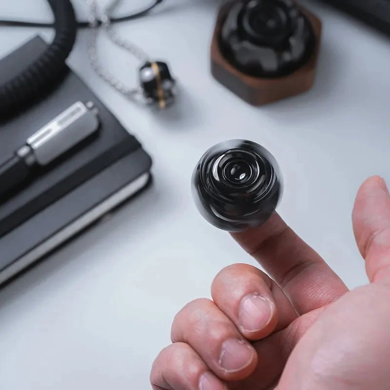LAUTIE Noiz Air Nano Fidget Spinner Fingertip Gyro Noiz Series Fidgeting juguetes EDC juguete sensorial para adultos aparatos para aliviar el estrés de oficina