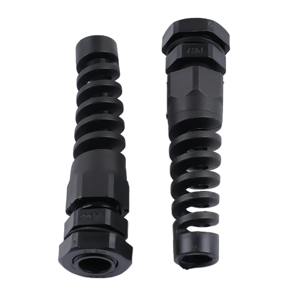 Cable Connectors Cable Glands For Mechanical Control Boxes Black Or White Easy To Tighten PG7 M12/PG9 M16/PG11