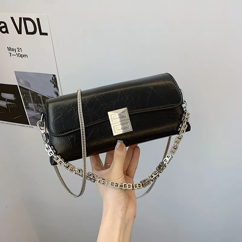 

Popular Leather Crossbody Bag For Ladies, Women Messenger Shoulder Handbags, Classic Elegant Design Luxury Brand