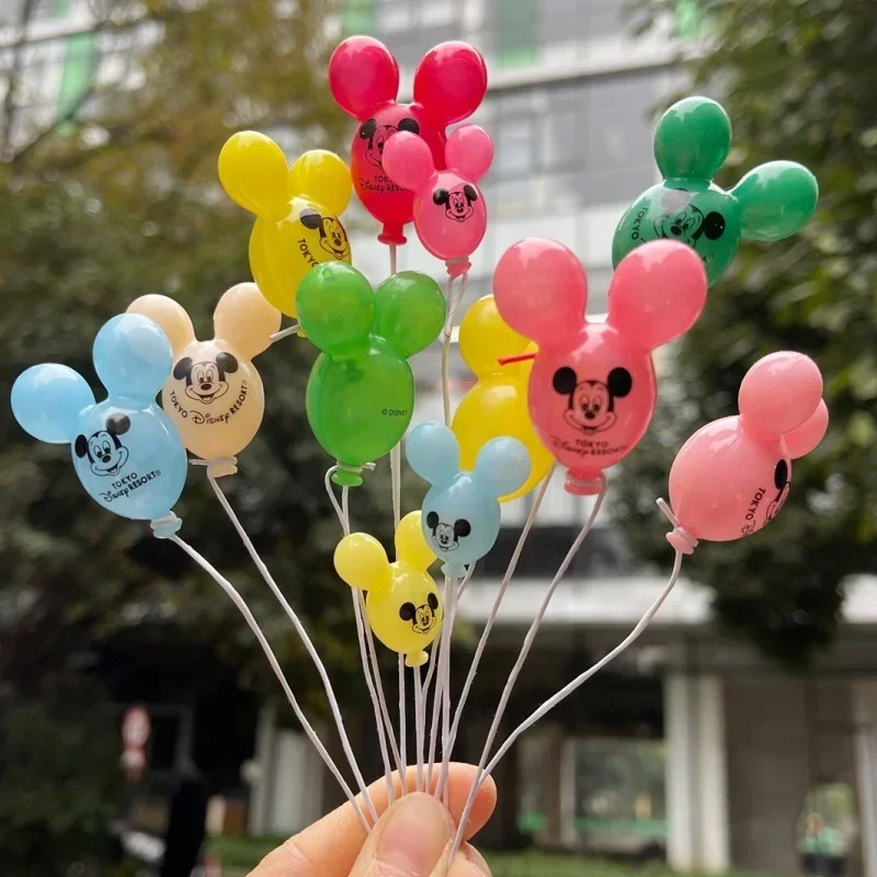 24pcs Disneyland Balloon Mickey Size Mixed Delivery Individual Printed Mickey Pattern Bulk Toy Random Diy Decoration Gift