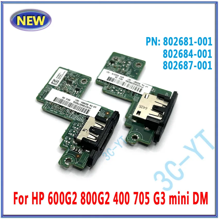 1PCS Original Disassembly Parts Laptop DP HDMI Board Expansion Module For HP 600G2 800G2 400 705 G3 mini DM Connectors