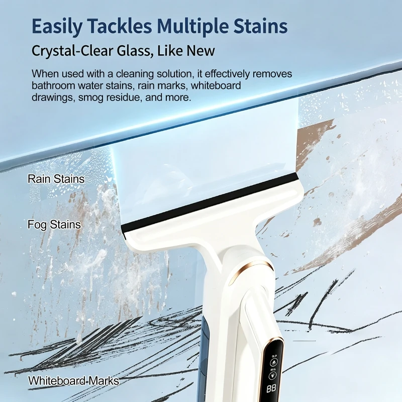 3 in 1 Electric Window Cleaner Multifunctional Automatic Spray Handheld Wireless Collection Sewage for Glass Cleaning Tools