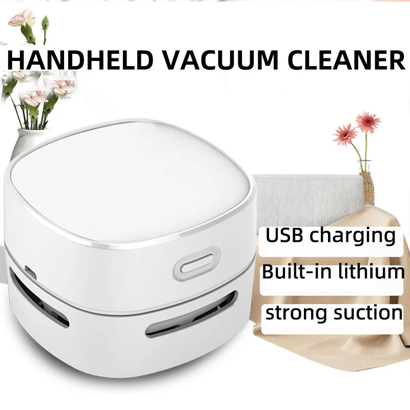 Desktopreiniger Mini Fan Uw krachtige stofzuiger Rubberen stof toetsenbord stofverwijderaar