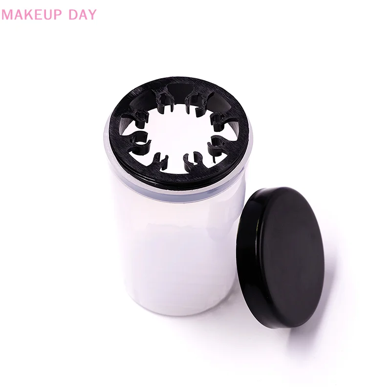 Beauty Plastic Nail Art Tools Acrylic Powder Bowl Nail Crystal Cup Powder Liquid Dish Brush Washing Cup