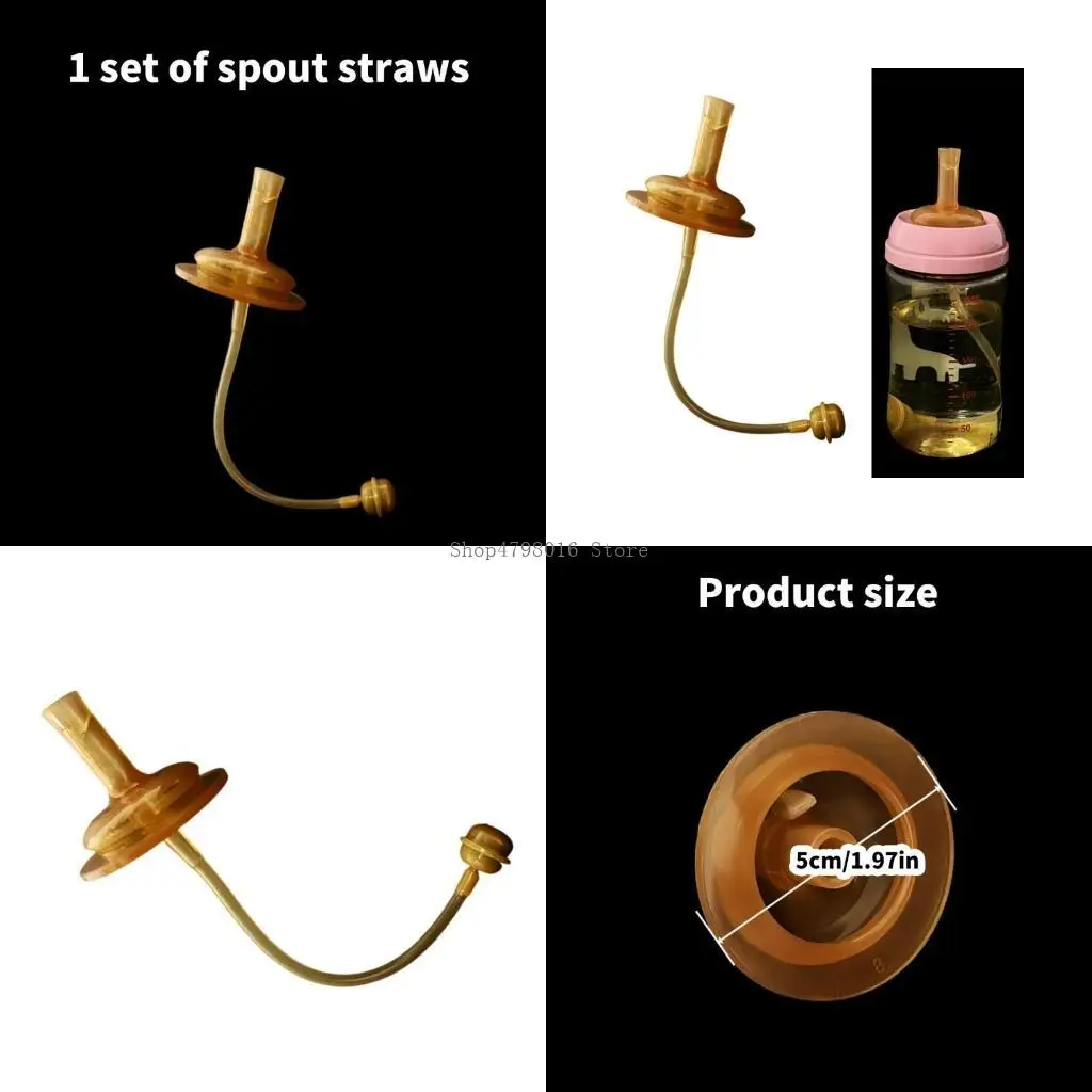 

Baby Feeding Bottle Straw Nozzle Head with Spill Proof Design for Bottles