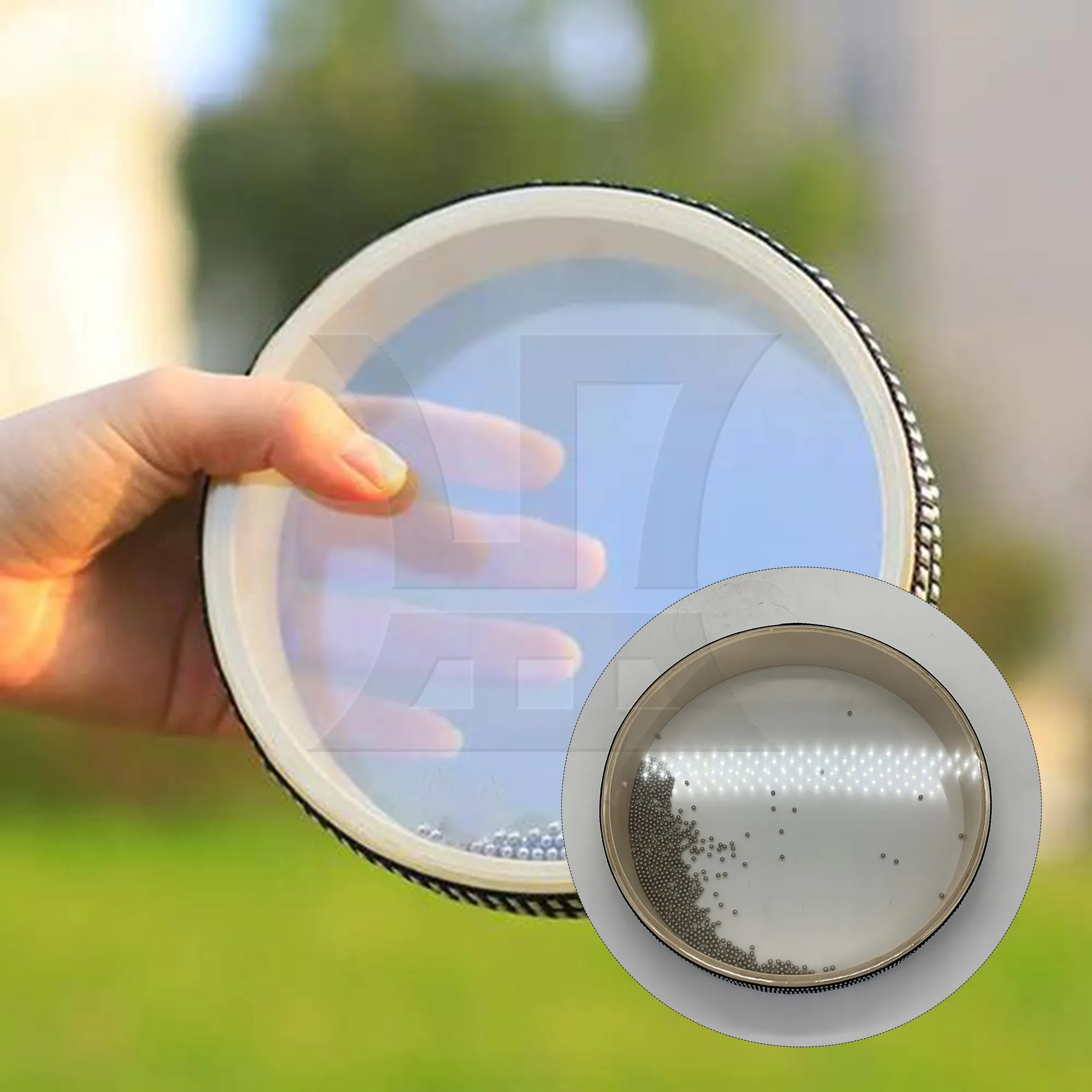 Yibuy 1 قطعة أورف آلة موسيقية المحيط طبل 10 بوصة سجل اللون قرع #3