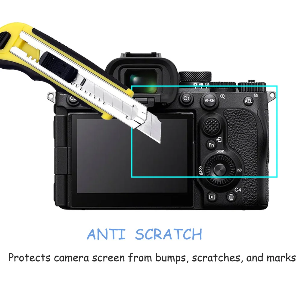 1PCS Tempered Glass For Sony Alpha A7RV A7R5 A7IV A7M4 A7M3 A7M2 A7II A7III A7R2 RX100 ZV1 M6 M7 Screen Protector Camera Film