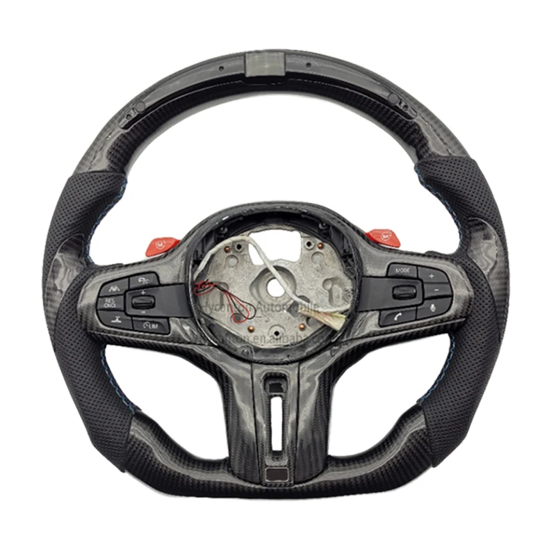 

Самая продаваемая перфорированная кожа из углеродного волокна для BMW G20 G30 G28 G01 G02 G11 G12 автомобильного руля