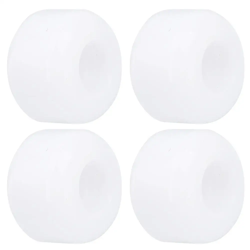 52mm White Professional Double Rocker Wheels 102A 55D Hardness Downspeed Sliding Wheel 4pcs Set