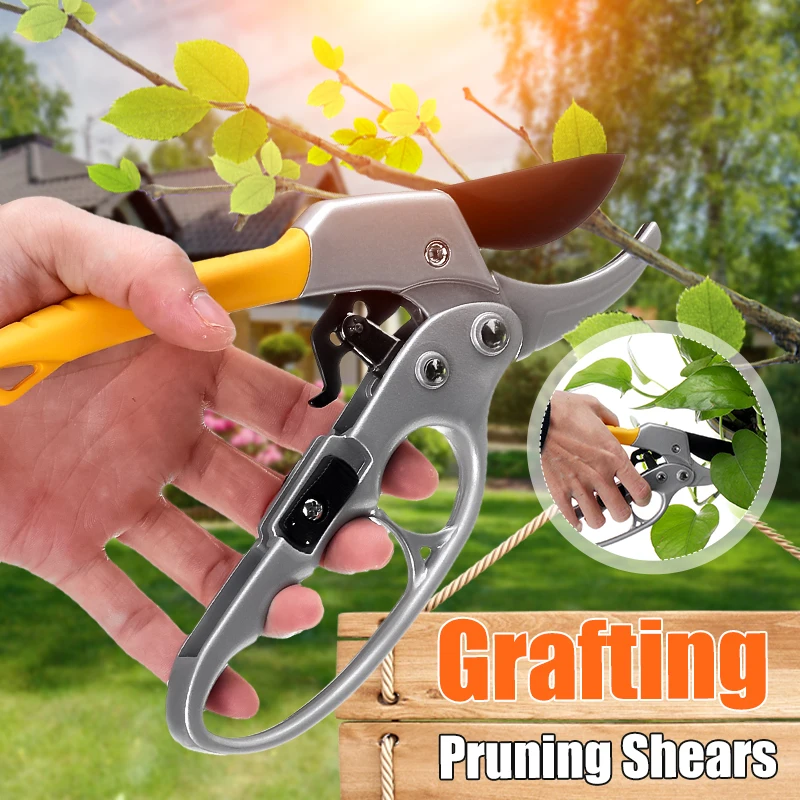 

Aluminum Alloy Professional Pruning Shear Plant Scissor Garden Pruner Secateurs