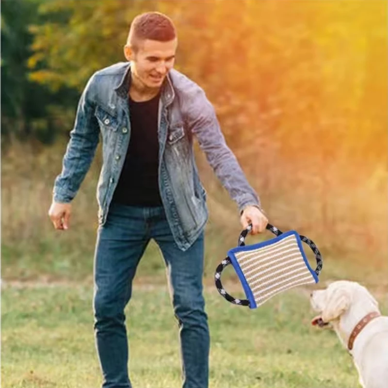Dog Training Rough Linen Tear-resistant Pillow Adult Dog Bite Pillow Bite Bag Bite Stick Dog Bite Pillow