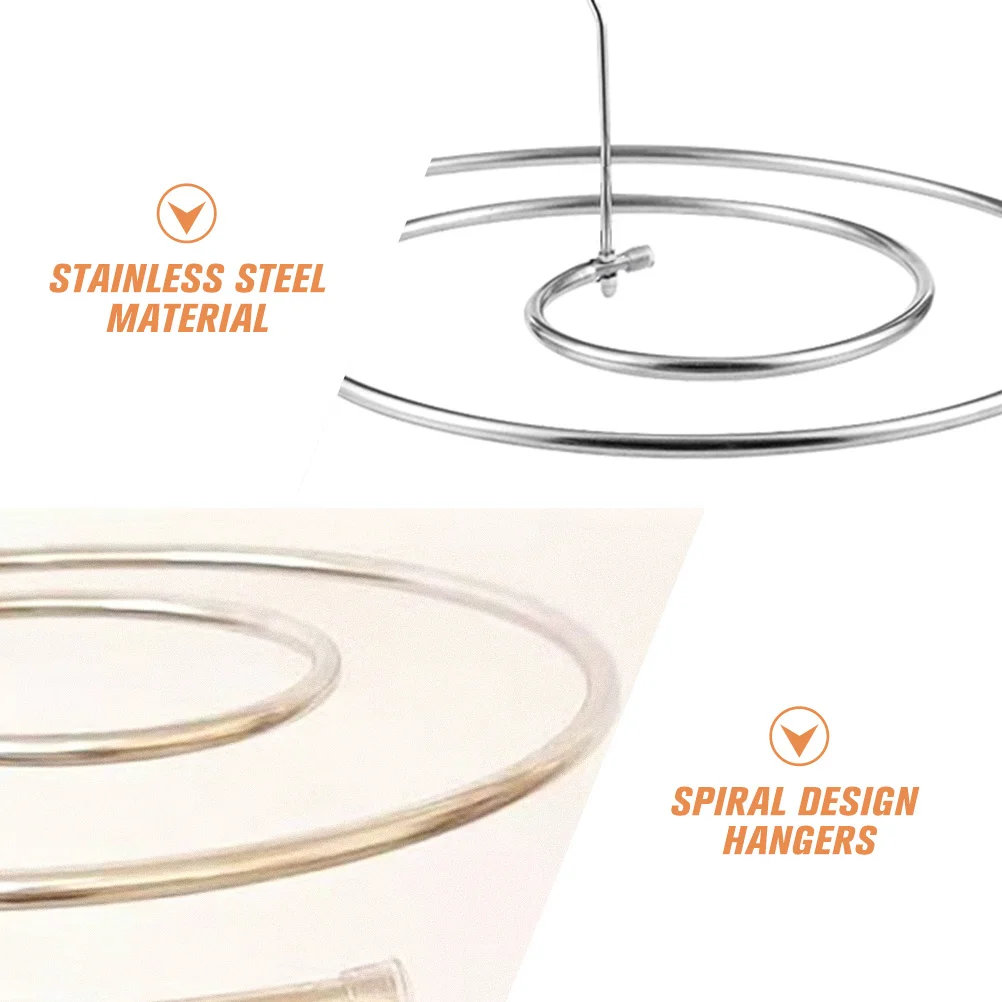 

2Pcs Long Serving Life Spiral Quilt Racks Blanket Dry Hanger Sheet Drying Shelf Home Essential Quilt Hanger Blanket Drying Rack