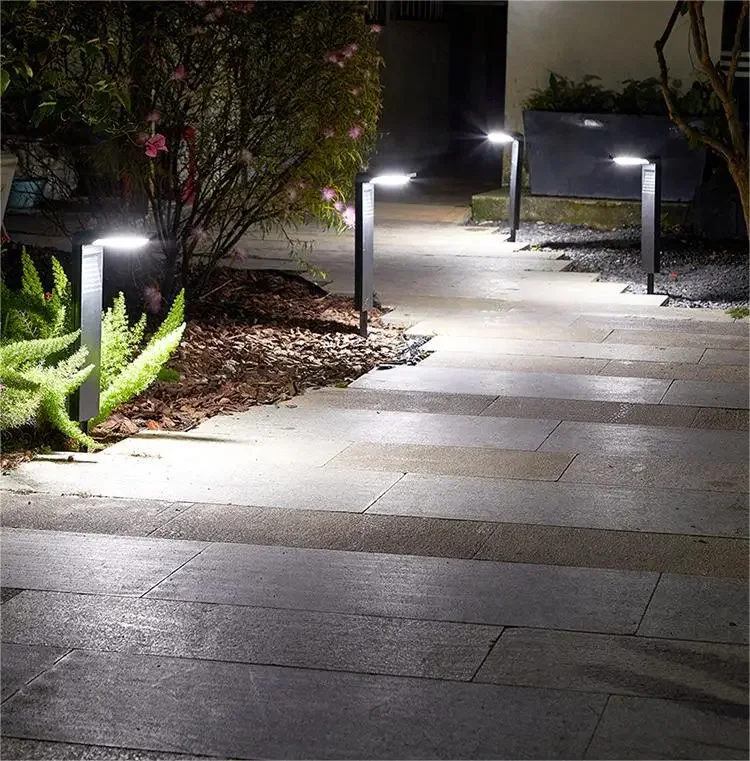 Imagem -02 - Jardim Solar Luzes Led Decoração ao ar Livre Luz Impermeável Caminho Paisagem Amarração Gramado Quintal Passagem 2200mah