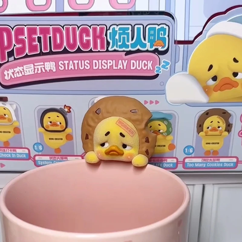 Upsetduck Status Display Duck Series Blind Box Upsetduck Hippers Action Figure Mystery Box Duck Anime Figurine Mystery Box Toys view 5