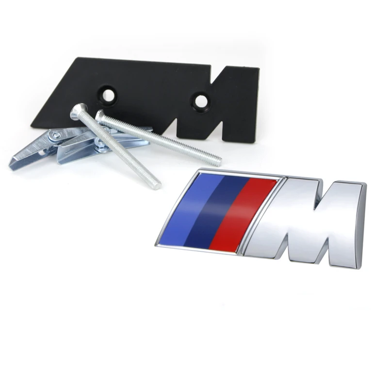 Car Styling M ABS Stickers Front Grille Trunk Emblem Badge For BMW F10 M2-6 E46 E60 E90 E39 E36 E70 E91 GT X1 X2 X3 X4 X5 X6 G30 - view 4