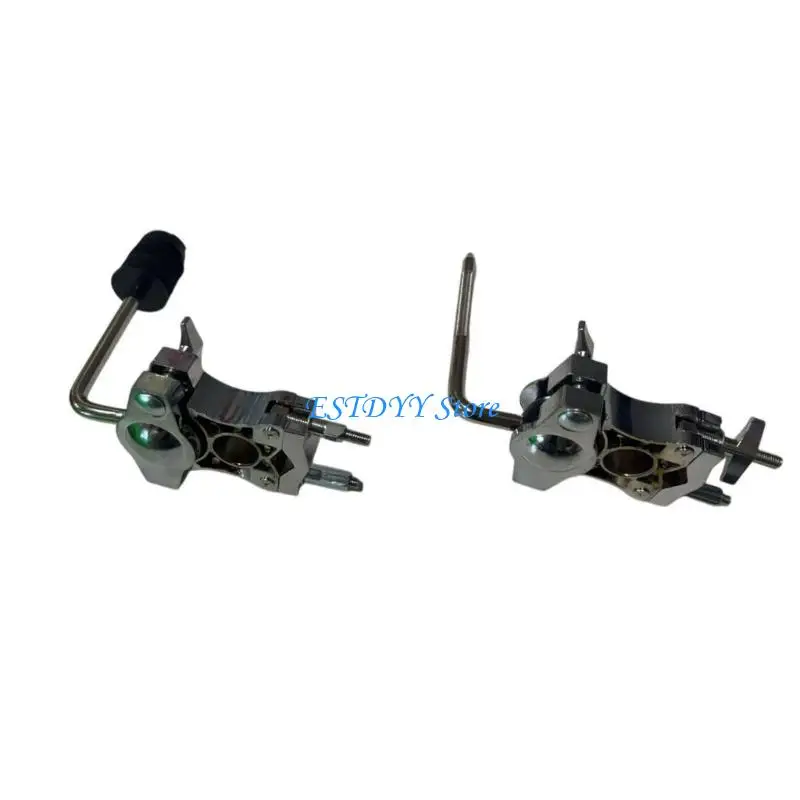 G6DE Adjustable Metal Cowbell Clamp Percussion Mounting Bracket Drum Stand Extension Clip for Drummer Drum Hardware Part