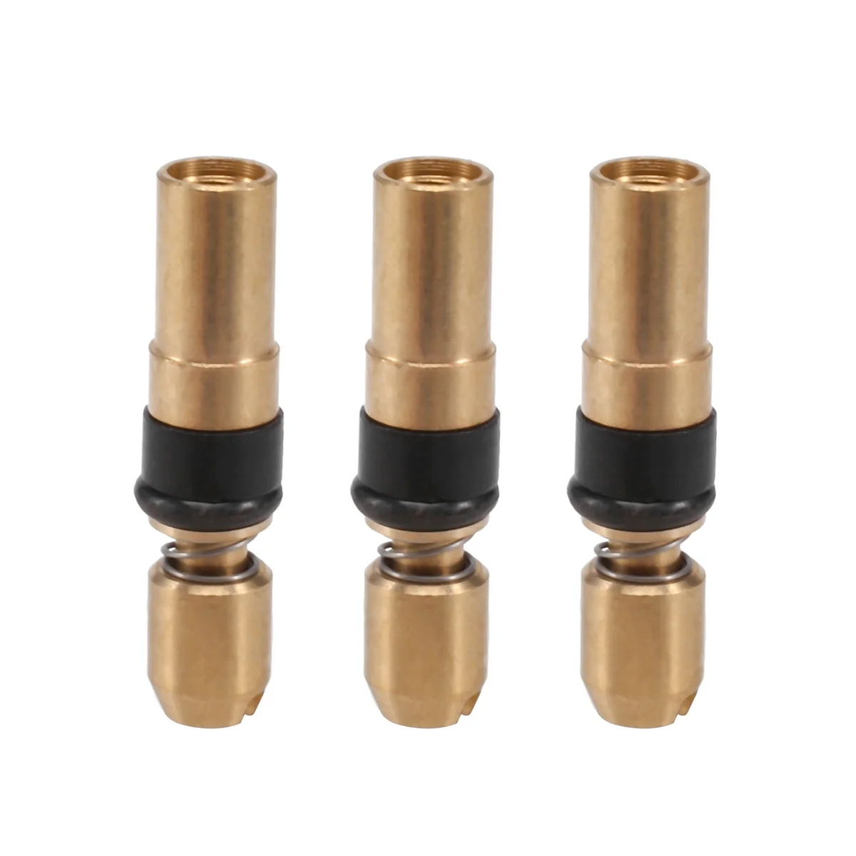 3PCS Testa del pistone a tre stadi Testa in rame ad alta pressione 6mm Pompa ad alta pressione 30Mpa Parti di riparazione Vogue